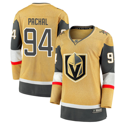 Brayden Pachal  Vegas Golden Knights Fanatics Branded Women's Home Breakaway Jersey -