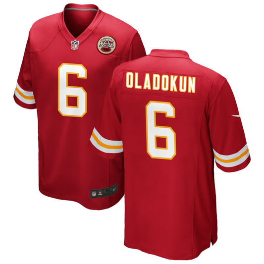 Chris Oladokun Kansas City Chiefs Nike Game Jersey - Red