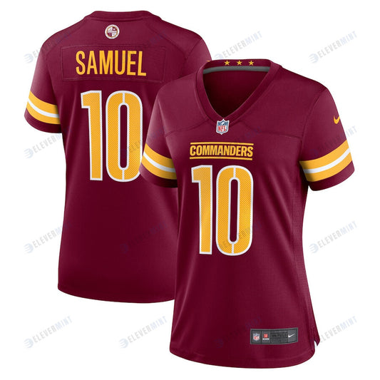 Curtis Samuel 10 Washington Commanders Women Jersey - Burgundy