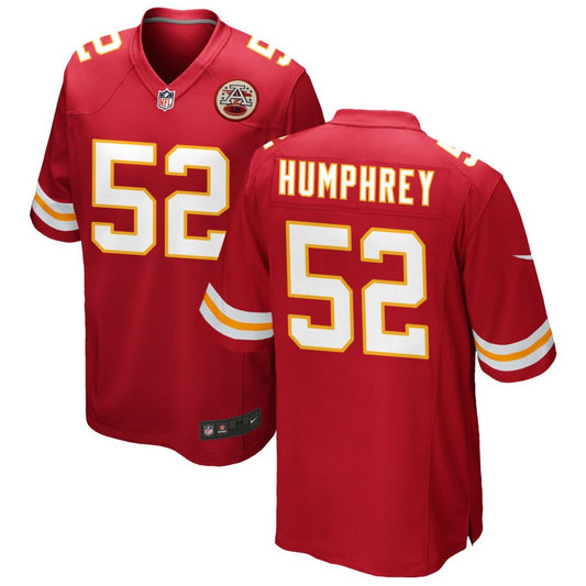 Creed Humphrey Kansas City Chiefs Nike Game Jersey - Red