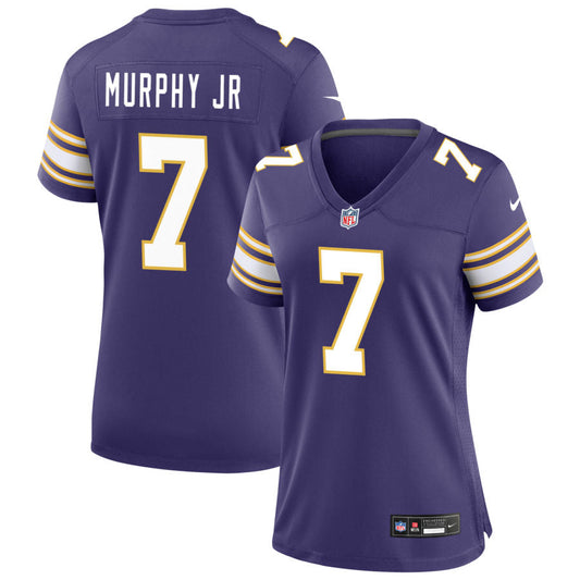 Byron Murphy Jr Minnesota Vikings Nike Women's Classic Game Jersey - Purple