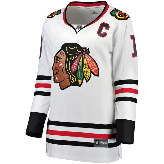 Women's Jonathan Toews Fanatics Blackhawks Home Premier Breakaway Jersey - White