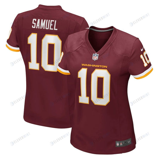 Curtis Samuel 10 Washington Commanders Football Team Women Game Jersey - Burgundy