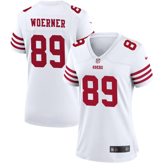 Charlie Woerner San Francisco 49ers Nike Women's Game Jersey - White