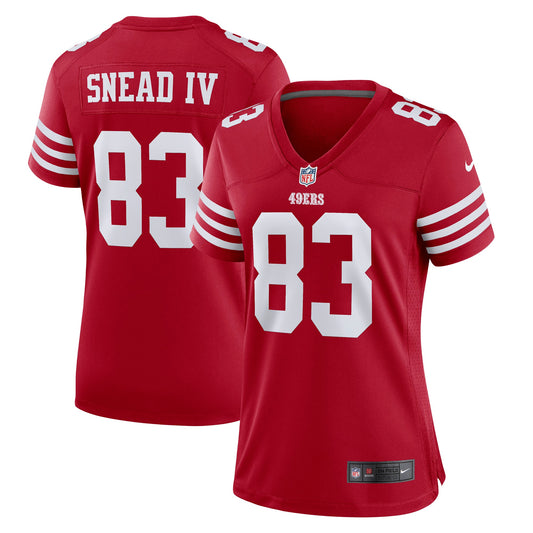 Willie Snead IV San Francisco 49ers Nike Women's Game Player Jersey - Scarlet