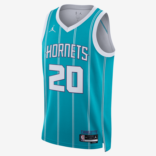 Charlotte Hornets Icon Edition 2022/23 Jordan Dri-FIT NBA Swingman Jersey - Rapid Teal