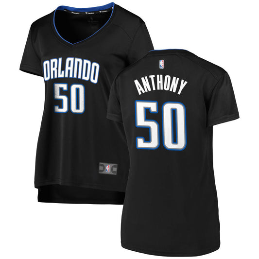 Cole Anthony Orlando Magic Fanatics Branded Women's 2019 Fast Break Replica Jersey Black - Icon Edition