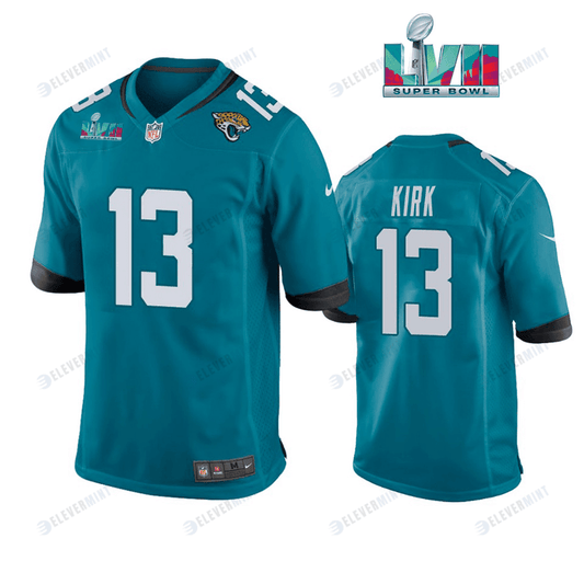 Christian Kirk 13 Jacksonville Jaguars Super Bowl LVII Super Bowl LVII Game Teal Jersey