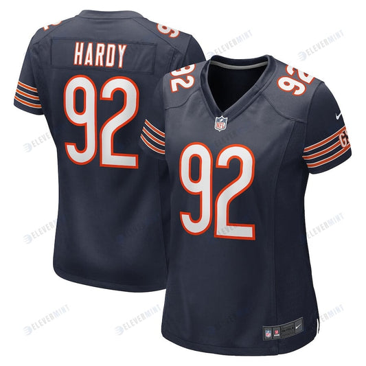 Daniel Hardy 92 New York Giants Women Team Game Jersey - Royal