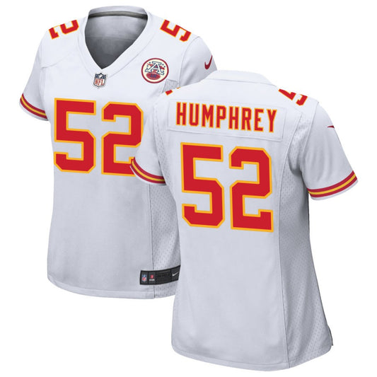 Creed Humphrey Kansas City Chiefs Nike Women's Game Jersey - White