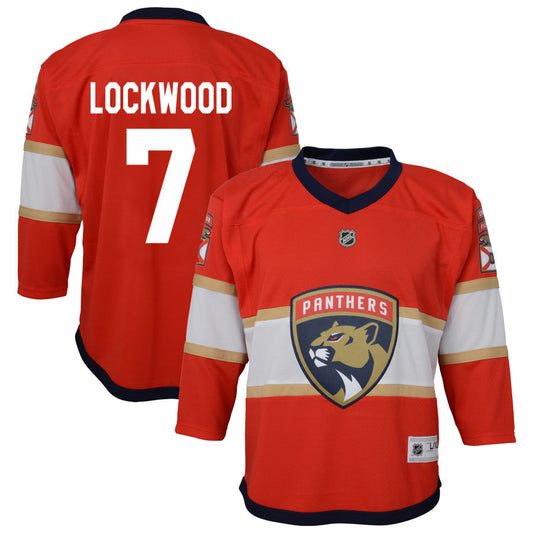 William Lockwood Florida Panthers Youth Home Replica Jersey - Red