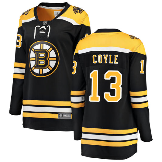 Charlie Coyle Boston Bruins Fanatics Branded Women's Home Breakaway Jersey - Black