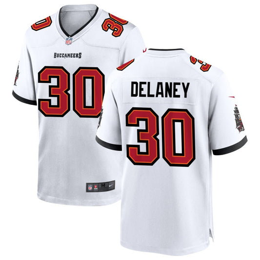 Dee Delaney Nike Tampa Bay Buccaneers Game Jersey - White