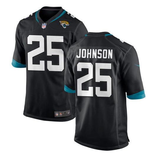 D'Ernest Johnson Jacksonville Jaguars Nike Youth Team Color Game Jersey - Black