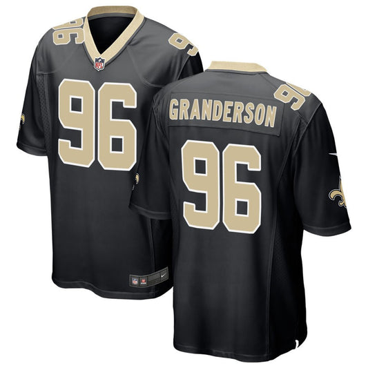 Carl Granderson New Orleans Saints Nike Game Jersey - Black