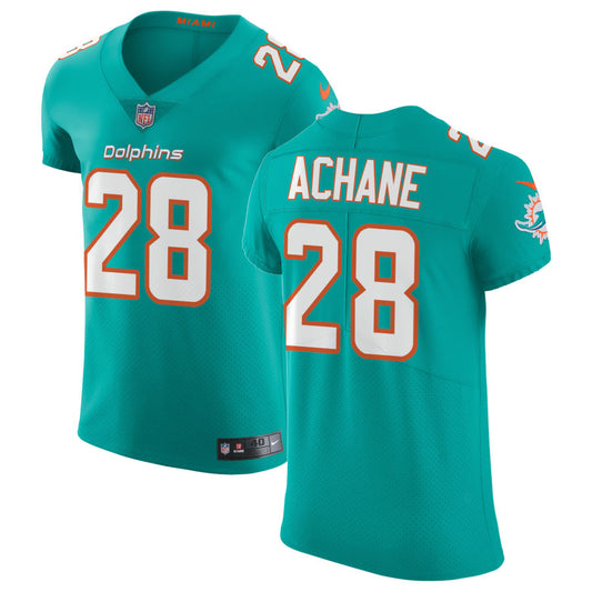 De'Von Achane Miami Dolphins Nike Vapor Untouchable Elite Jersey - Aqua