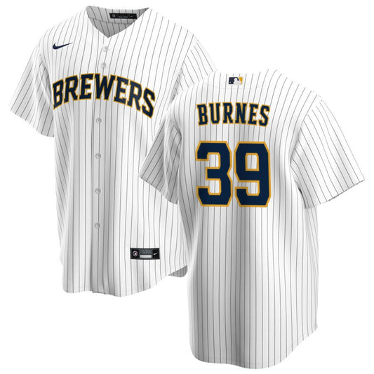 Corbin Burnes Milwaukee Brewers Nike Alternate Replica Jersey - White