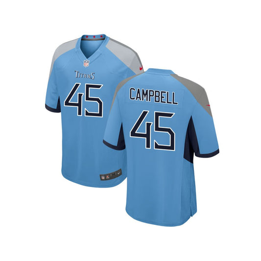 Chance Campbell Tennessee Titans Nike Youth Alternate Game Jersey - Light Blue