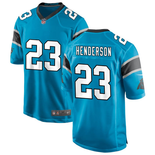 CJ Henderson Carolina Panthers Nike Alternate Game Jersey - Blue