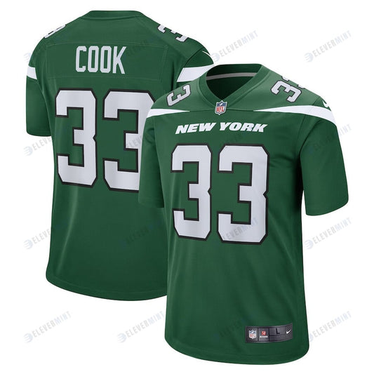 Dalvin Cook 33 New York Jets Men Game Jersey - Gotham Green