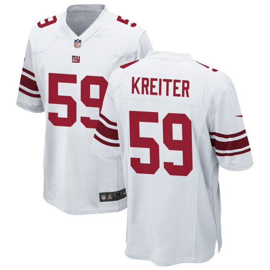 Casey Kreiter New York Giants Nike Game Jersey - White