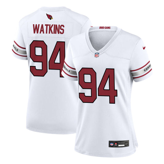 Carlos Watkins Arizona Cardinals Nike Women's Game Jersey - White