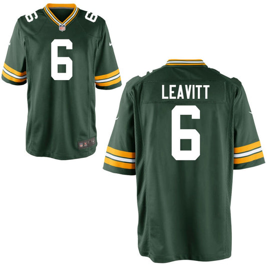 Dallin Leavitt Green Bay Packers Nike Youth Game Jersey - Green