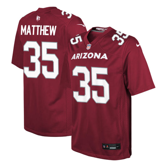 Christian Matthew  Arizona Cardinals Nike Youth Game Jersey - Cardinal