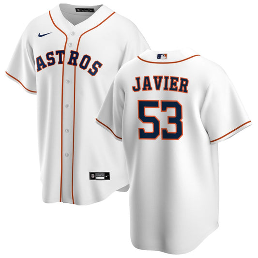 Cristian Javier Houston Astros Nike Youth Home Replica Jersey - White