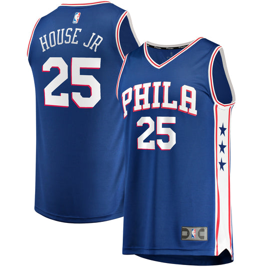 Danuel House Jr. Philadelphia 76ers Fanatics Branded Fast Break Replica Jersey - Icon Edition - Royal