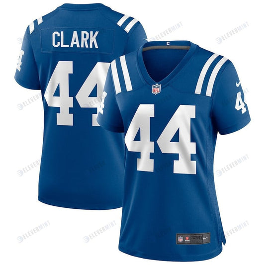 Dallas Clark 44 Indianapolis Colts Women Game Retired Jersey - Royal