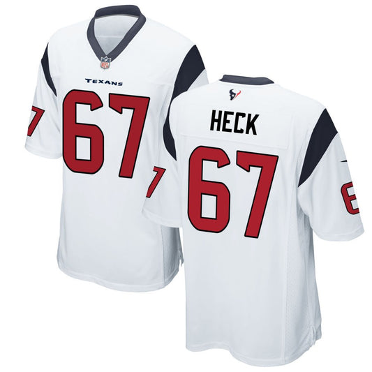 Charlie Heck Houston Texans Nike Game Jersey - White