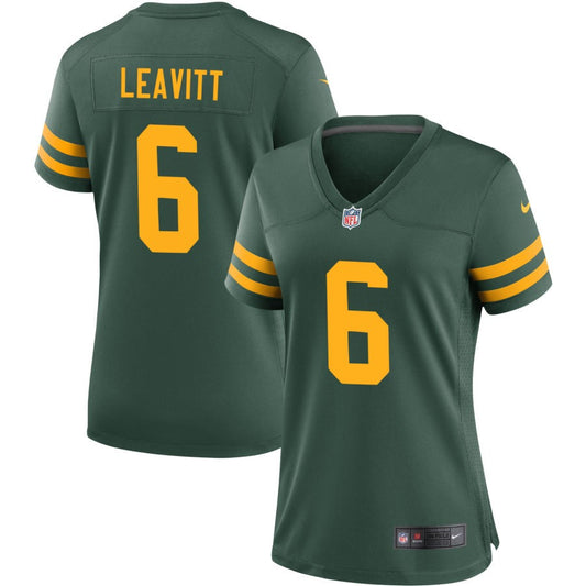 Dallin Leavitt Green Bay Packers Nike Women's Alternate Jersey - Green