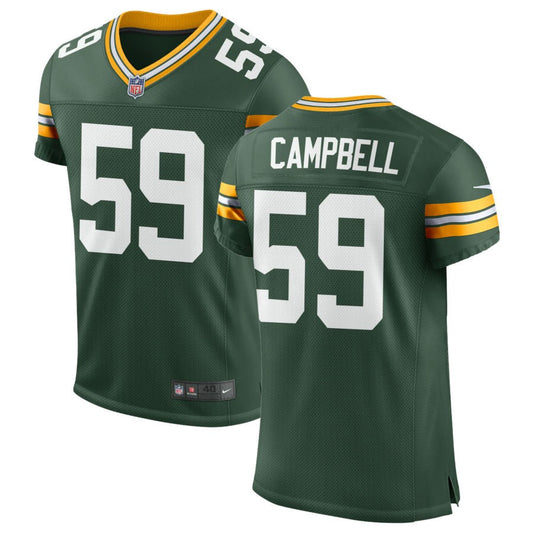 De'Vondre Campbell Green Bay Packers Nike Classic Elite Jersey - Green