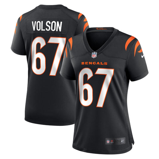 Cordell Volson Cincinnati Bengals Nike Women's Game Player Jersey - Black