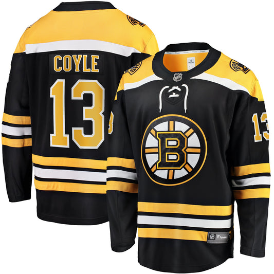 Charlie Coyle Boston Bruins Fanatics Branded Home Premier Breakaway Player Jersey - Black