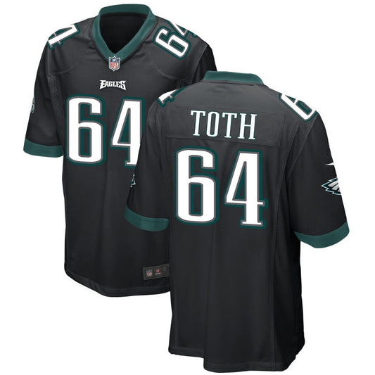 Brett Toth Philadelphia Eagles Nike Alternate Game Jersey - Black