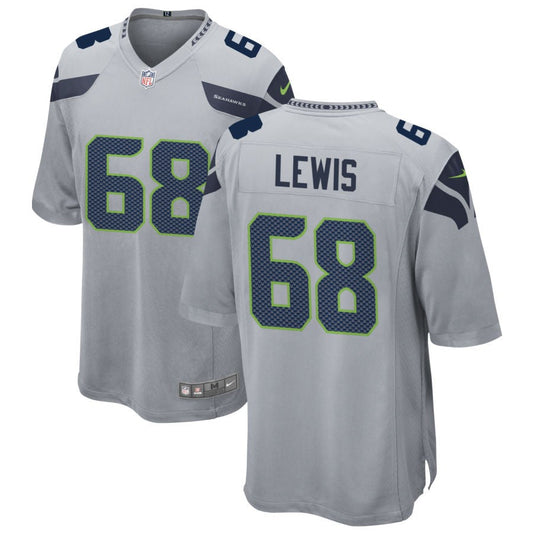 Damien Lewis Seattle Seahawks Nike Youth Game Jersey - Gray