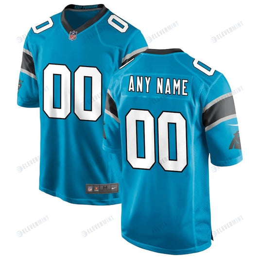 Carolina Panthers Custom Alternate Game Men Jersey - Blue