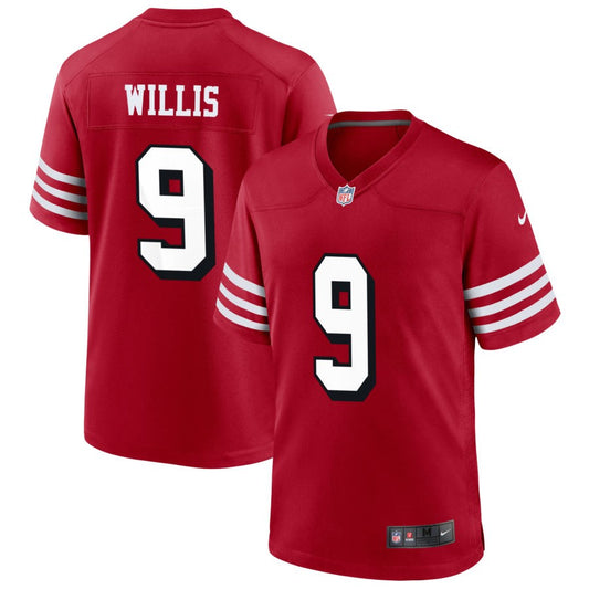 Brayden Willis San Francisco 49ers Nike Alternate Game Jersey - Scarlet