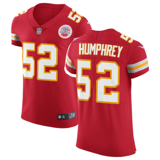 Creed Humphrey Kansas City Chiefs Nike Vapor Untouchable Elite Jersey - Red