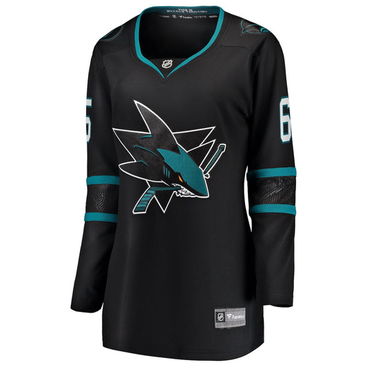 Women's Erik Karlsson Fanatics Sharks Alternate Premier Breakaway Jersey - Black