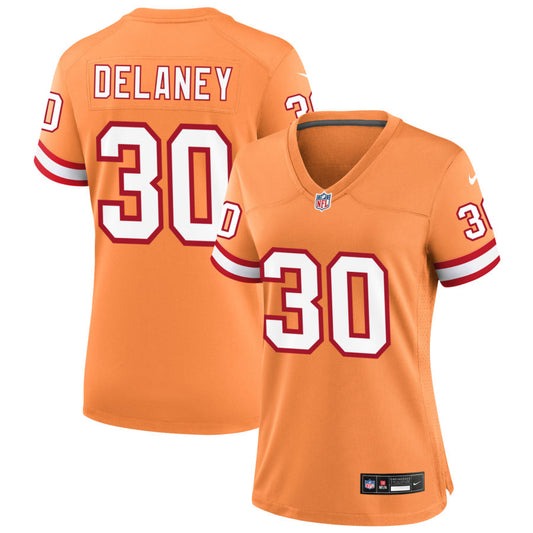 Dee Delaney Tampa Bay Buccaneers Nike Women's Throwback Game Jersey - Orange