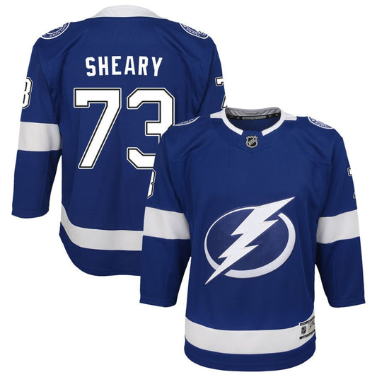 Conor Sheary Tampa Bay Lightning Youth Home Premier Jersey - Blue