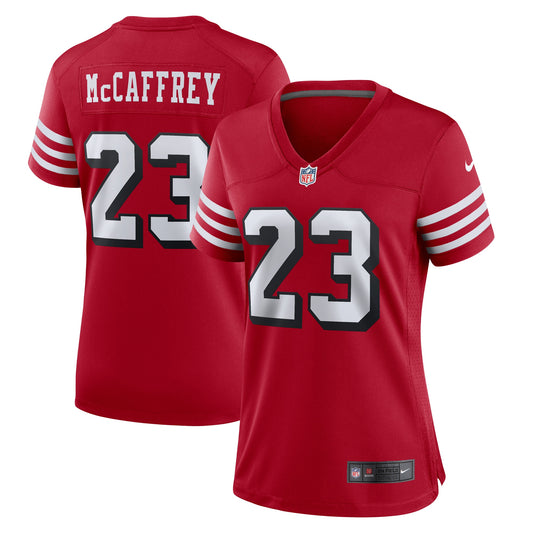 Christian McCaffrey San Francisco 49ers Nike Women's Alternate Game Player Jersey - Scarlet