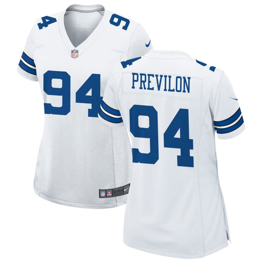 Willington Previlon Dallas Cowboys Nike Women's Game Jersey - White