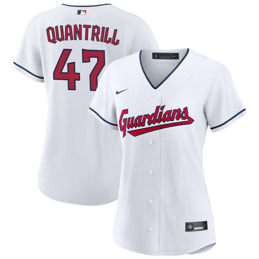 Cal Quantrill Cleveland Guardians Nike Women's Replica Jersey - White