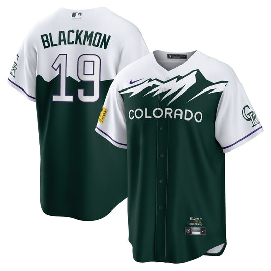 Charlie Blackmon Colorado Rockies Nike 2022 City Connect Replica Player Jersey - Green