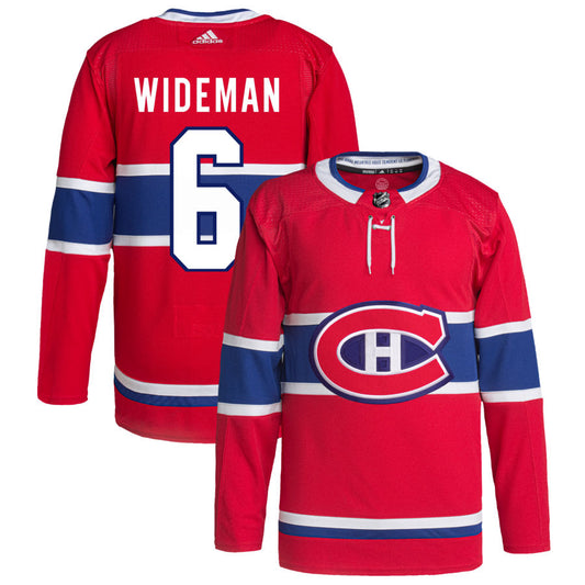 Chris Wideman Montreal Canadiens adidas Home Primegreen Authentic Pro Jersey - Red