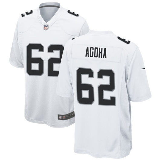 David Agoha Las Vegas Raiders Nike Game Jersey - White